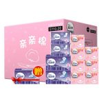 kotex高洁丝 经典系列卫生巾 丝棉240 10片*7包+丝棉280 8片*2包+纤棉420 4片*3包(箱装)