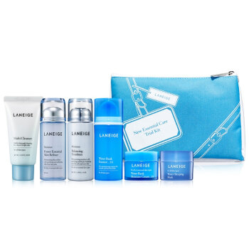 LANEIGE兰芝 水凝透润悦享套装 (洁颜补水六件套)