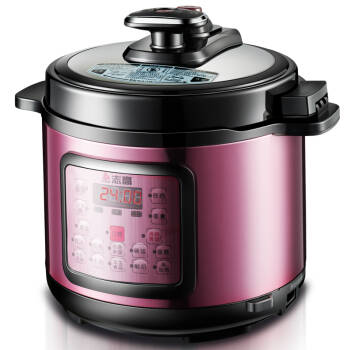 CHIGO志高 ZG-519D 电压力锅5L一锅双胆 多功能 24小时智能预约 玫瑰红
