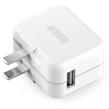 Anker 10W 5V2A快充/电源适配器/手机充电器/充电头 适用于安卓手机平板 白色