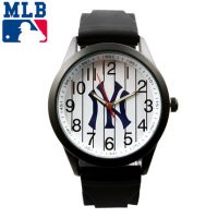 美国MLB美职棒 品牌手表 时尚大表盘男女款硅胶带休闲时尚石英腕表