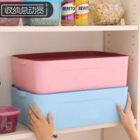 收纳总动员 大号加厚塑料衣服收纳箱装书本放衣柜收纳盒书箱玩具整理储物箱子