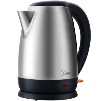 Midea美的 17S18K2c+电水壶1.7L 304不锈钢电热水壶 防干烧速热烧水壶