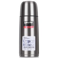 Tiger虎牌 CSC-A350-FF不锈钢真空保温杯子弹头户外运动茶水杯子350ml本色