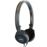 AKG爱科技 K420 头戴式耳机 折叠便携式耳机 重低音手机耳机 经典蓝色