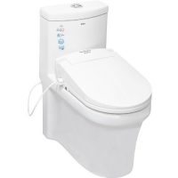 Bolina航标 DS-WE043HB+1903-01 喷射虹吸式超静音防臭缓降马桶 连体座便器