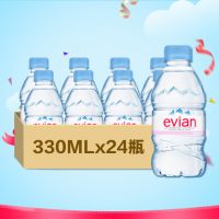 EVIAN依云天然矿泉水330ML*24瓶 法国进口