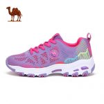 骆驼 运动鞋女鞋户外夏季越野跑鞋超轻网面跑步鞋熊猫鞋W61345508