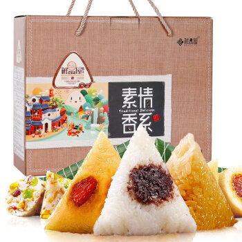 SAMPURE鲜品屋 情系素香粽子礼盒1040g