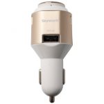 Skyworth创维 S30 负离子车载蓝牙耳机 金色 4.0蓝牙耳机 2.4A智能车充 内置负离子发生器 持久净化空气