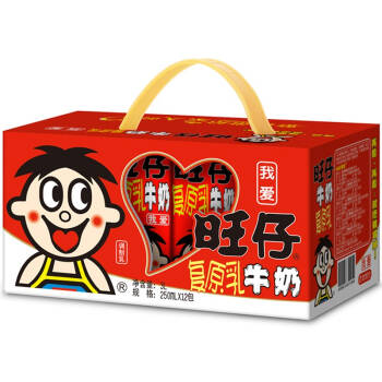 旺旺 旺仔 牛奶 原味 礼盒装 250ml*12