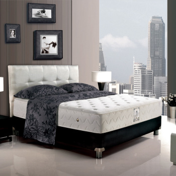 kingkoil美国金可儿 独立袋装弹簧床垫 双人席梦思床垫厚 适中偏软 金芒 白色 1800*2000