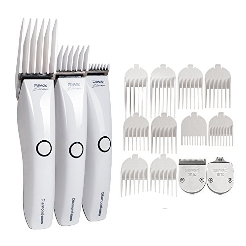 RIWA雷瓦 RE-760B专业电动理发器(三刀头 全身水洗 锂电池直充两用)