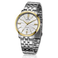 EBOHR依波 手表 时代元素系列白色钢带石英男表 50300112