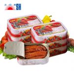 三兴 鳗鱼红烧午餐肉罐头105g*6罐 食品特产即食鱼罐头 台湾进口