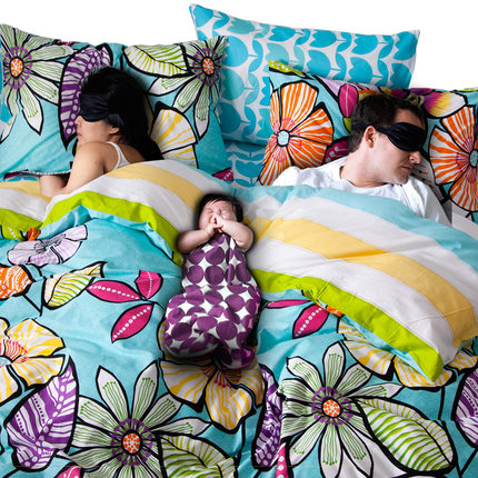 shoci喜兹 纯棉四件套全棉1.8米床上用品1.5被套床笠2.0m床单儿童卡通三件套