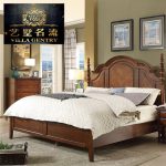 艺墅名流 美式床婚床家具美式乡村实木床1.5/1.8米欧式田园现代简约双人床