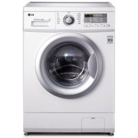 LG WD-N12430D 6公斤直驱DD变频滚筒洗衣机 44CM超薄 智能手洗模式 高温洗涤(白色)