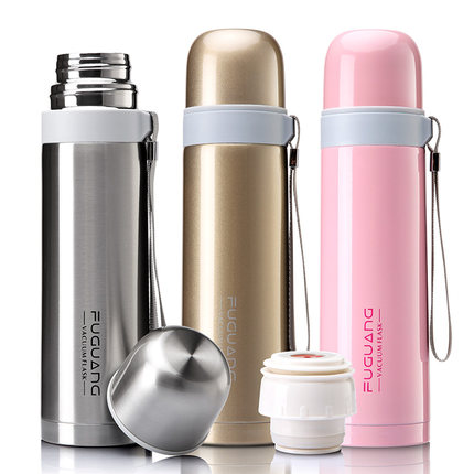 富光 WFZ6007-500T真空不锈钢保温杯男商务水杯户外茶杯女士便携保温壶学生杯子