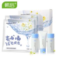 Hanhoo韩后 水动力化妆品套装水乳补水保湿控油护肤品乳液 补水6件套(洁面+水+乳+3中样)