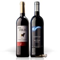 德菲克 西班牙原瓶进口红酒半甜红葡萄酒单支红酒*2瓶(买一送一)