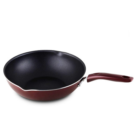 Joyoung九阳 CLW3031炒锅不粘锅无油烟平底锅燃气专用省油不粘厨房锅具30cm