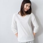 INMAN茵曼 2016秋装新款V领纯棉长袖T恤女装纯色百搭打底衫上衣1863021349