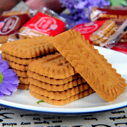 利拉 焦糖味饼干1000g 比利时风味饼干58包174片 休闲零食大礼包