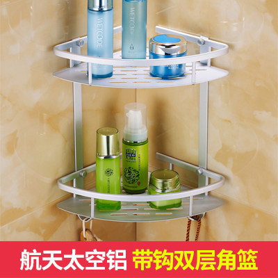 一卫 毛巾架不锈钢双折叠浴巾架 卫生间置物架 浴室卫浴五金挂件套装