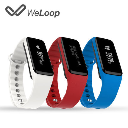 WeLoop唯乐 now2智能手环 心率蓝牙计步器 苹果安卓触控屏运动手表