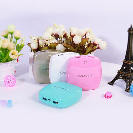 HANDIC汉尼 M-20000M超薄苹果6手机通用移动电源冲充电宝MIUI便携可爱20000毫安