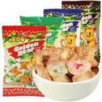 马来西亚进口零食品大礼包ego金小熊灌心夹心饼干小吃批发装500g