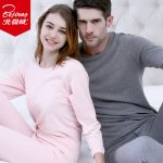 北极绒 秋衣秋裤男士女士冬纯棉薄款圆领青年全棉毛衫保暖内衣套装 12款可选