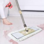 爱格 大号平板拖把布套式吸水拖把地拖木地板尘推墩布旋转平拖