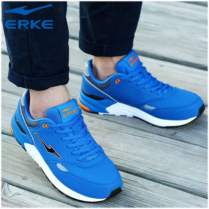 erke鸿星尔克 男鞋跑步鞋运动鞋2016夏季新款休闲鞋耐磨防滑减震慢跑鞋51115320143