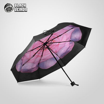 Blacklemon黑柠檬 double双层遮阳伞黑胶强防晒伞防紫外线