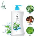 六神 冰凉超爽沐浴露1L 凉爽男女通用家庭沐浴液 天然植物 洁肤配方