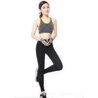 veryklein 薄款紧身运动裤女瑜伽健身打底九分长裤户外马拉松速干透气跑步裤