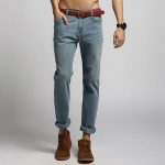 PLAYBOY花花公子 2016秋季男士牛仔裤 小脚低腰修身弹力长裤潮 2色可选