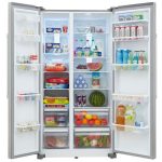 Panasonic松下 NR-W55PM1-SC 风冷无霜对开门冰箱 急速冷冻双循环制冷