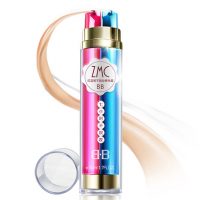 ZMC植美村 红蓝管7小时不脱妆裸色BB霜50ml 持久保湿裸妆遮瑕强粉底液提亮隔离霜