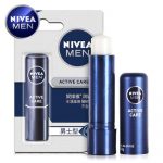 Nivea妮维雅 男士润唇膏4.8g 滋润持久保湿防干裂无色护唇膏淡化唇纹补水防水