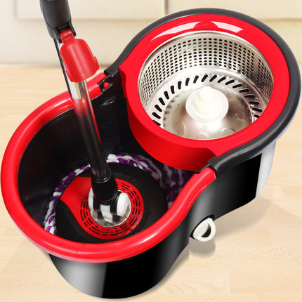 BEKAHOS百家好世 bjhs1-0041拖把桶旋转双驱动好神拖手压不锈钢杆拖地桶墩布地拖布桶