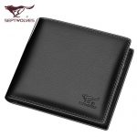 Septwolves七匹狼 男士短款钱包真皮正品 头层牛皮横款潮钱夹商务男包包皮夹