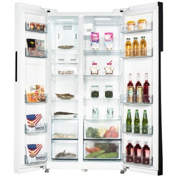 Midea美的 BCD-530WKM 530升风冷无霜 对开门冰箱(映月白)