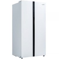 Midea美的 BCD-530WKM 530升风冷无霜 对开门冰箱(映月白) 一级能效 触控按键