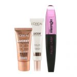 L'OREAL PARIS 巴黎欧莱雅 奇焕修颜组合(奇焕光感粉嫩透亮修颜霜30ml+大眼甜心睫毛膏8.6ml+奇焕光感多效提亮修饰乳30ml)