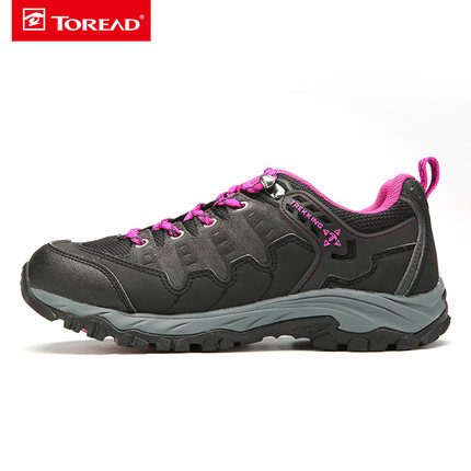 Toread探路者 男女徒步鞋秋冬季户外鞋透气防水耐磨轻便防滑低帮登山鞋KFAE91367