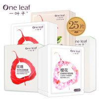 一叶子 面膜25片组合装女秋季补水保湿面膜贴清洁修护收缩毛孔护肤品专柜正品