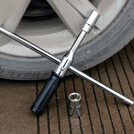 铂耐 BN-011轮胎扳手 汽车十字扳手 省力拆卸轮胎工具套筒扳手换轮胎扳子